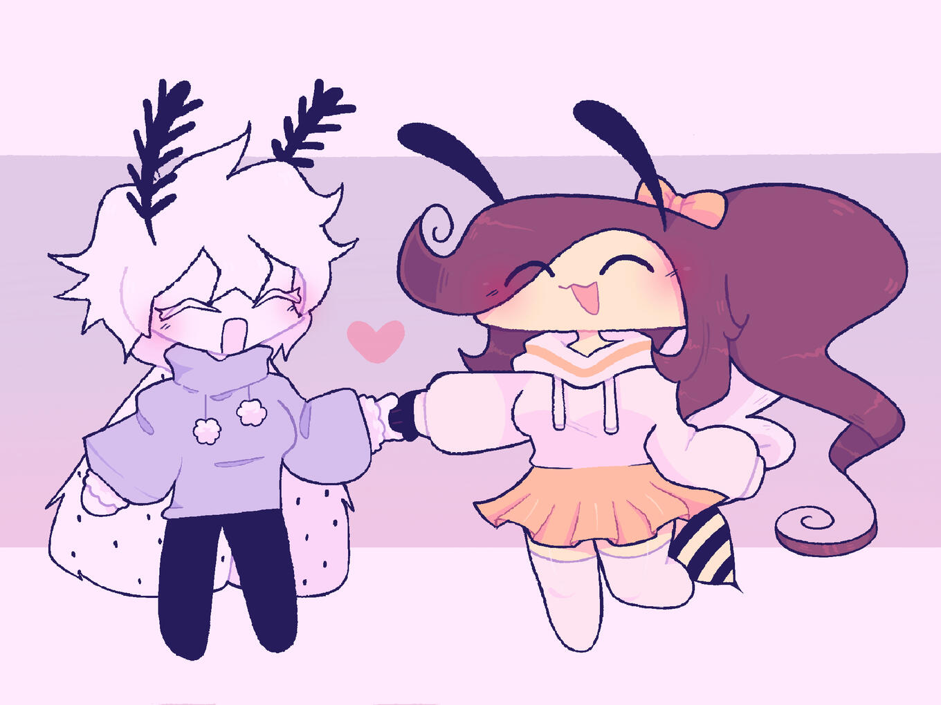 The National gf day drawing and first ever official drawing of Lilac + them together !!