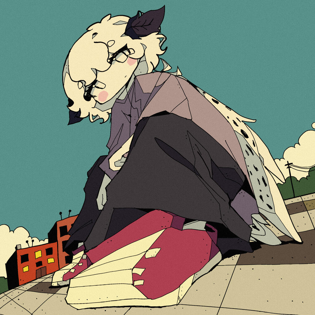 cool as perspective test I did wit Lilac , still very proud of it :3